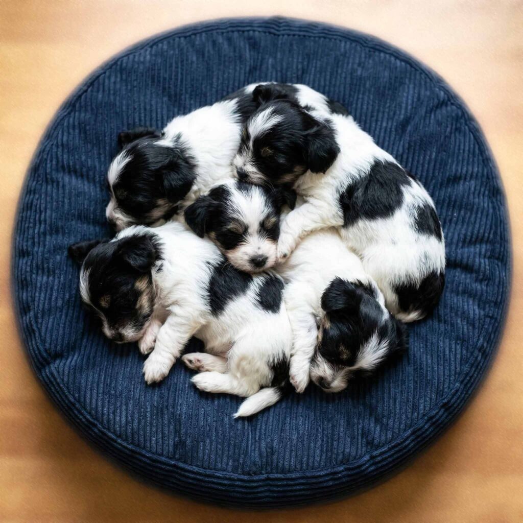 Morkie Puppy Pile